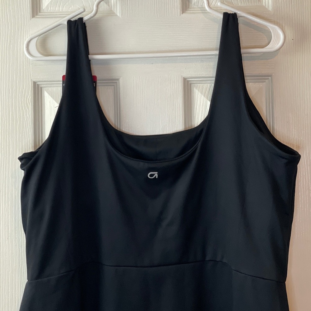 GapFit Active Dress Women XL Black NEW Shelf Bra Inner Shorts Pickleball Sporty - Picture 7 of 15